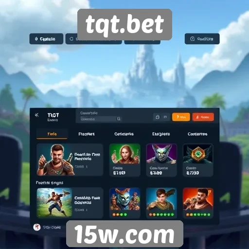 Análise da interface do usuário no tqt.bet